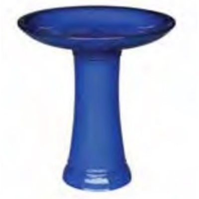 Ella Ceramic Birdbath Set Cobalt
