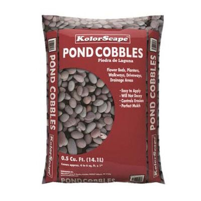 Bagged Pond Stone / Cobbles .5cf