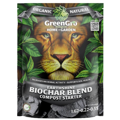 GreenGro&trade; Biologicals Earthshine Biochar Blend 5lb