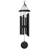 Corinthian Bells&reg 27" black windchime