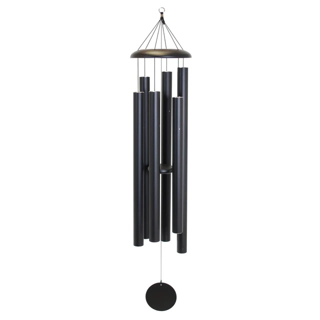Corinthian Bells&reg 65" black windchime