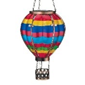 Hot Air Baloon Multi Color Solar Lantern Lg