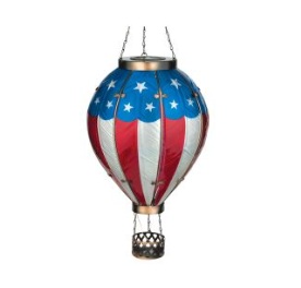 Hot Air Balloon America Solar Lantern Xl