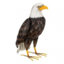 Standing Eagle Metal Figure