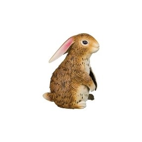 Sitting Bunny Metal Figure 8"