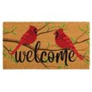 Welcome Cardinals Coir Garden Mat