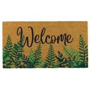 Welcome Ferns Coir Garden Mat