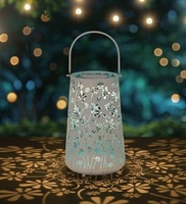Blue Pastel Solar Shadow Lantern