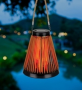 Wicker Cone Solar Lantern