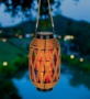 Wicker Tubular Solar Lantern
