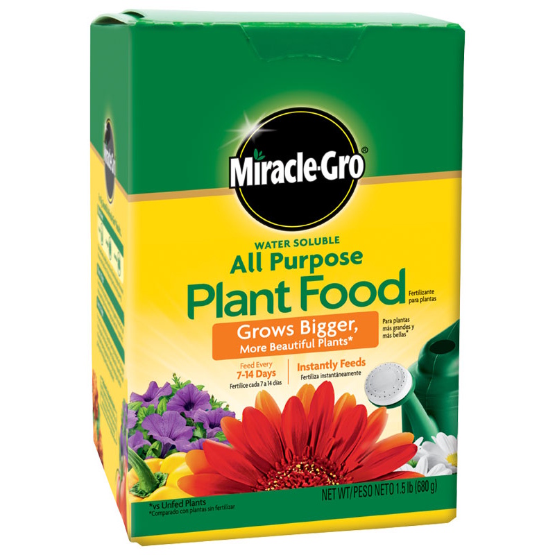 Miracle-Gro&reg; Water Soluble All Purpose Plant Food 1.5lb