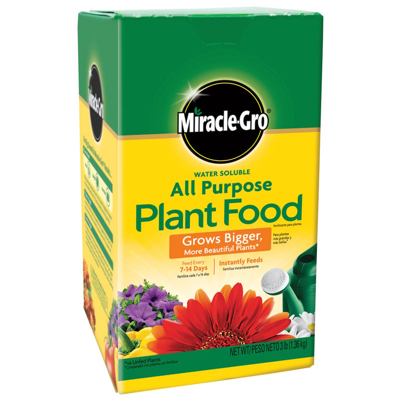 Miracle-Gro&reg; Water Soluble All Purpose Plant Food 3lb