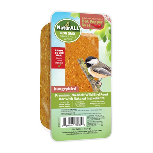Hot Pepper NaturALL&trade; Suet Bar 17oz
