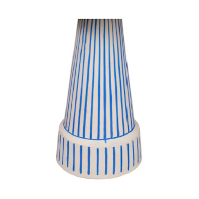 Natural Birdbath Base Only Blue