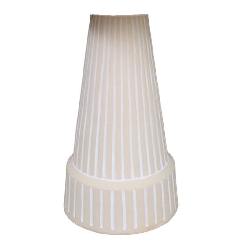 Natural Birdbath Base Only White