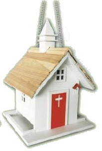 Church Bird Feeder