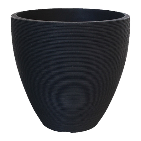 Linea Ellipse Planter Lead 15x15