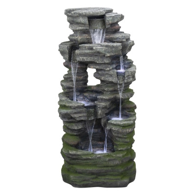 Pewter Rock Fountain